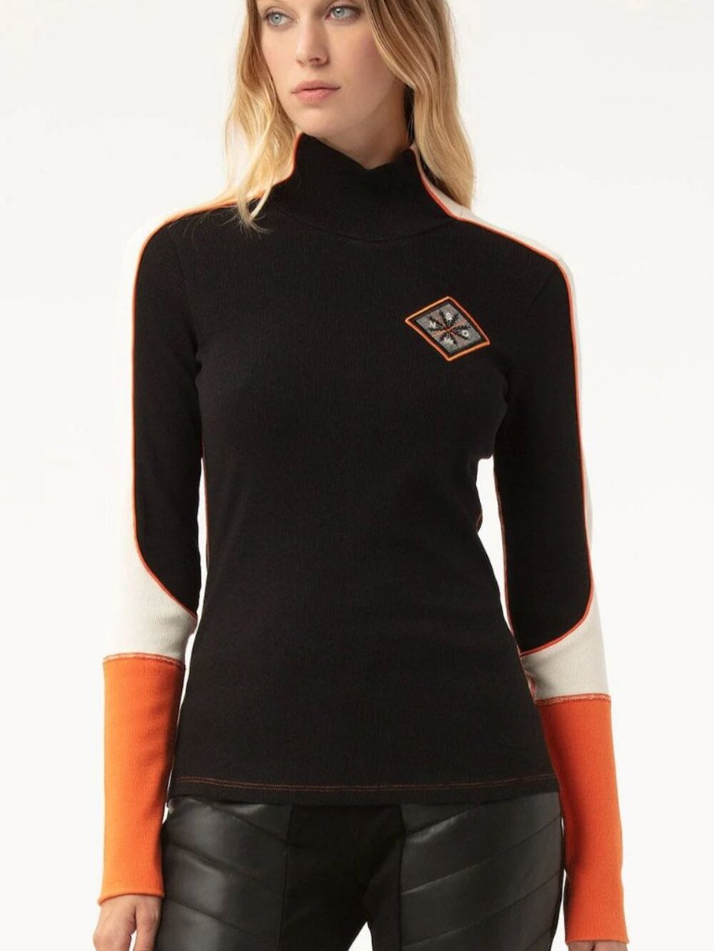 Teya Mock Neck Shirt - Picture 2 of 11